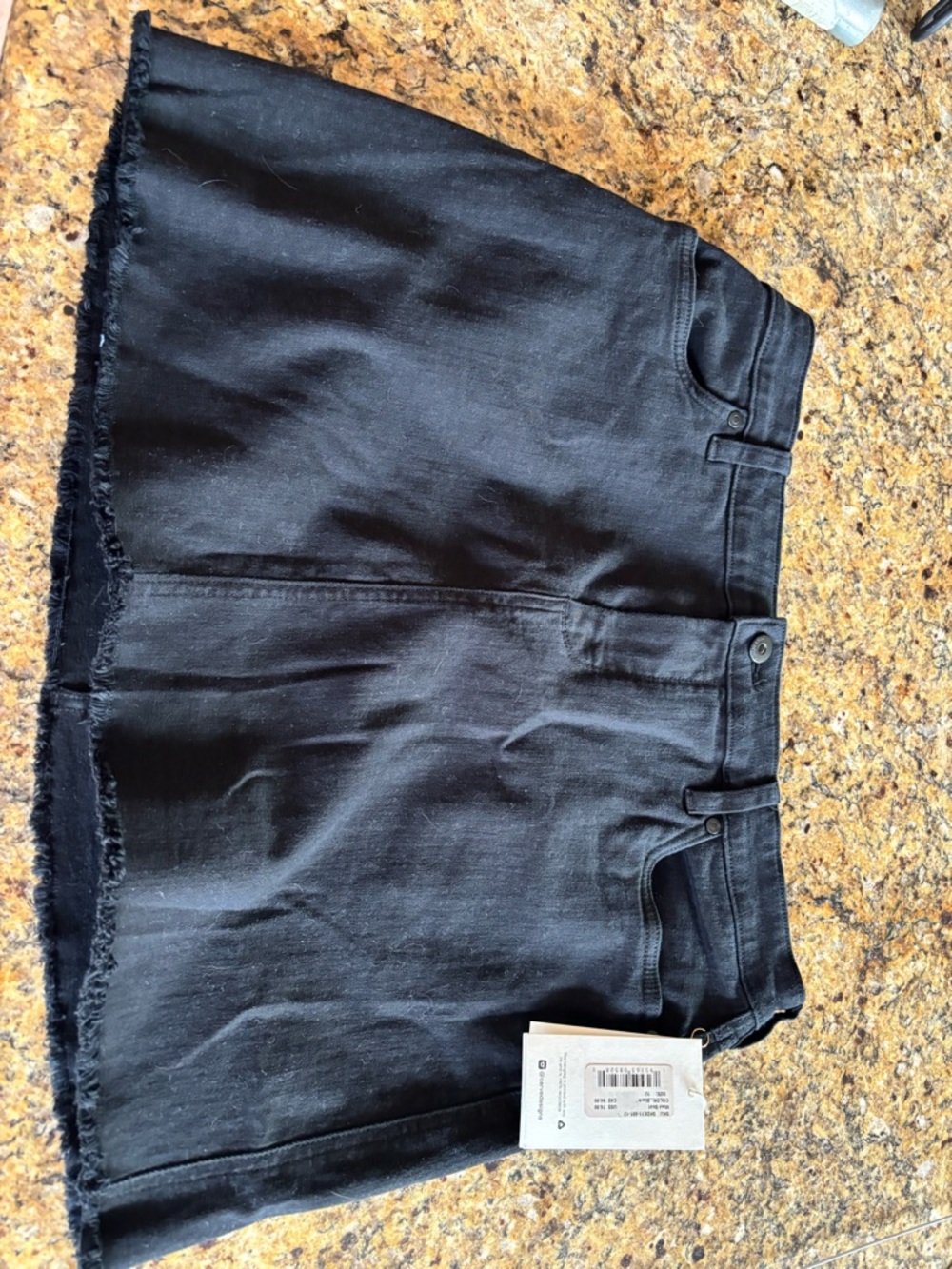 Carve Designs Black Denim Mini Skirt